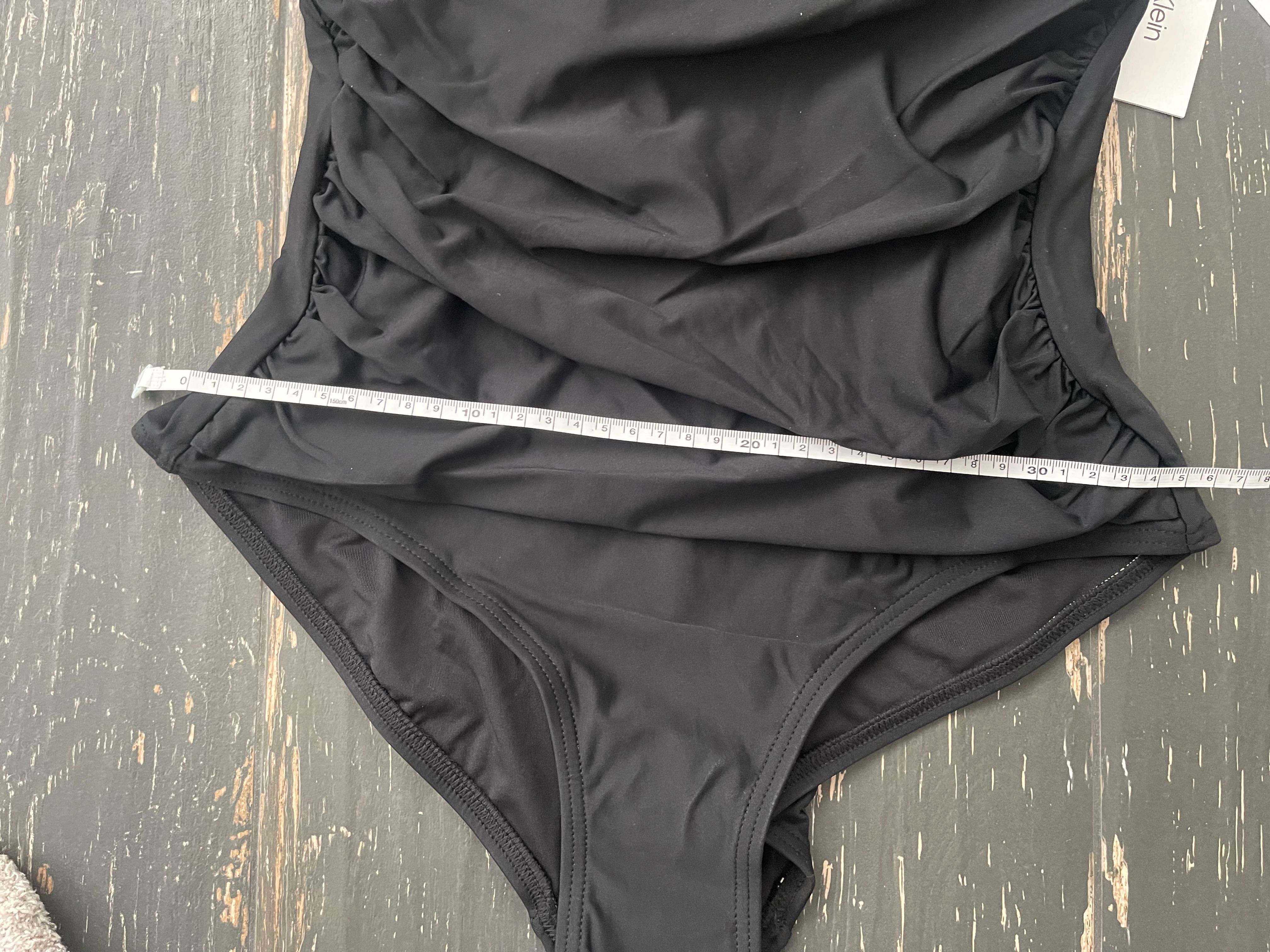 Calvin Klein original. Красивый цельный купальник р М цвет черный