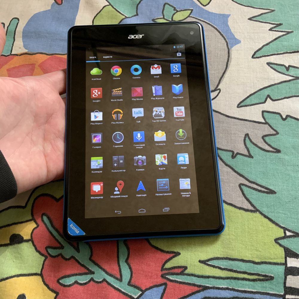 Интерактивная игрушка для детей, детский планшет Acer Iconia B1