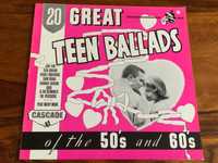 20 Great Teen Ballads Of The 50's and 60's -Winyl 1985r. - stan EXTRA!