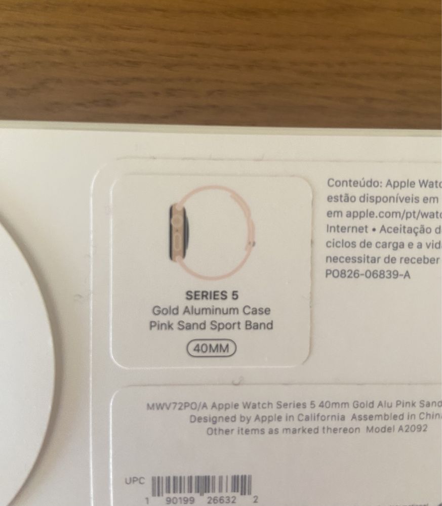 Apple Watch 5 com visor quebrado