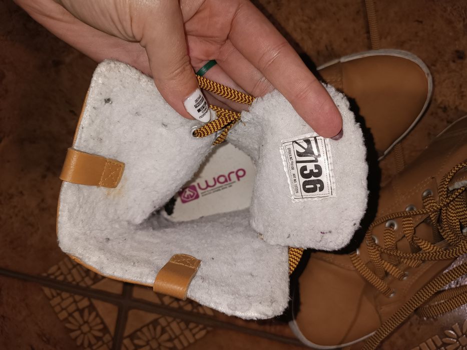 Ботинки теплые зима осень 36р