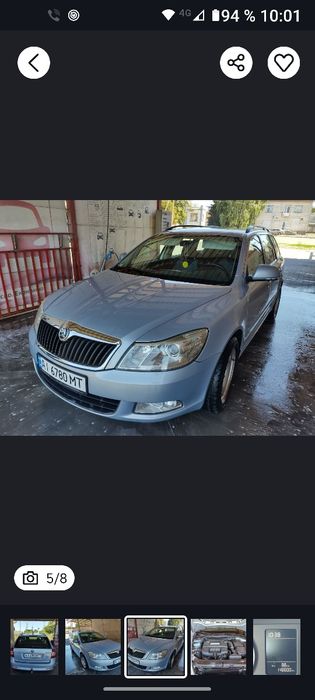 Škoda oktavia 2009р,пробіг 155т.км