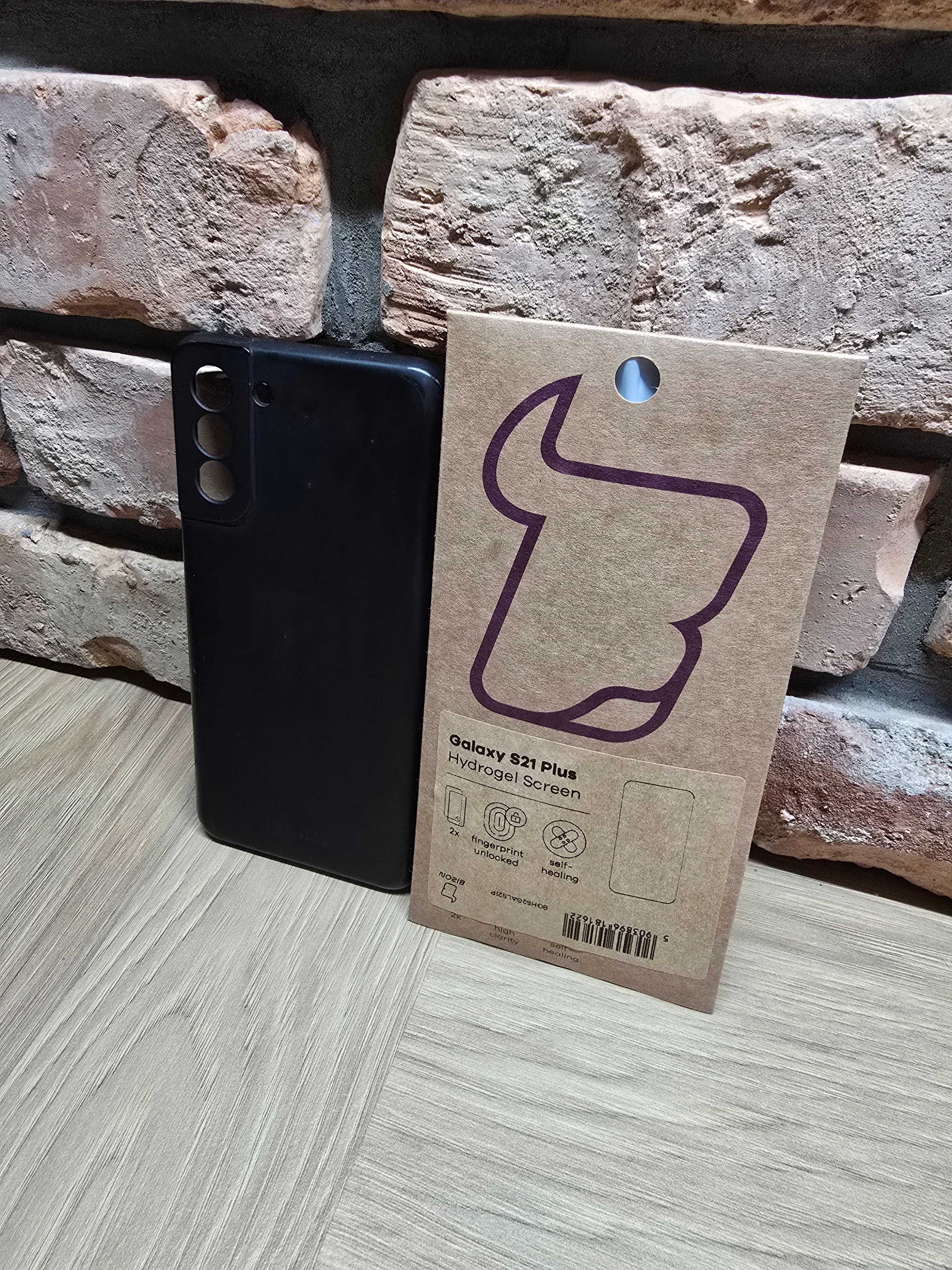 Samsung Galaxy s21 plus, stan bardzo dobry, pokrowiec, folia ochronna