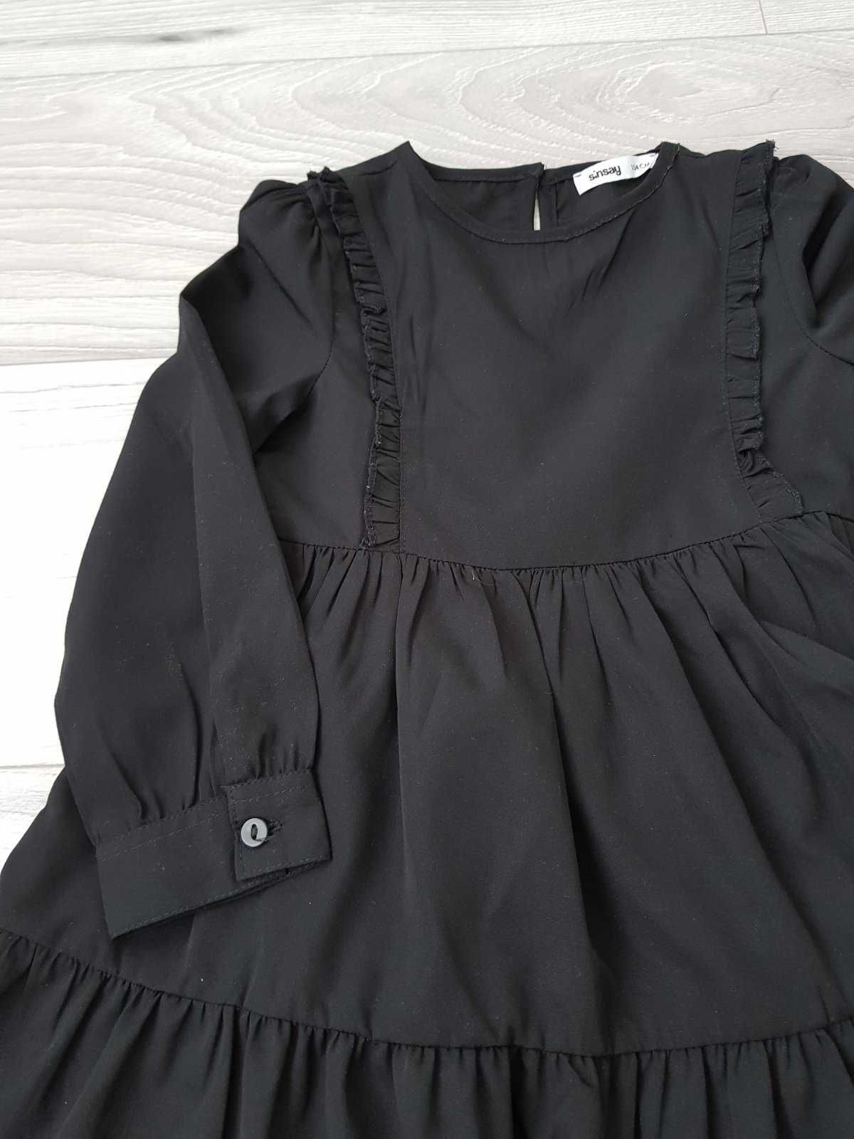 Красивое черное платье на 3-4 года 98-104 см sinsay сукня