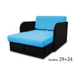 Fotel dziecięcy KUBUŚ – rozkładany tapczanik / sofa / łóżko