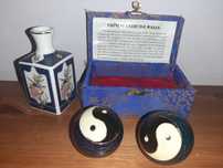 Jarra Japan Oriental Garden bolas chinesas relaxamento boading