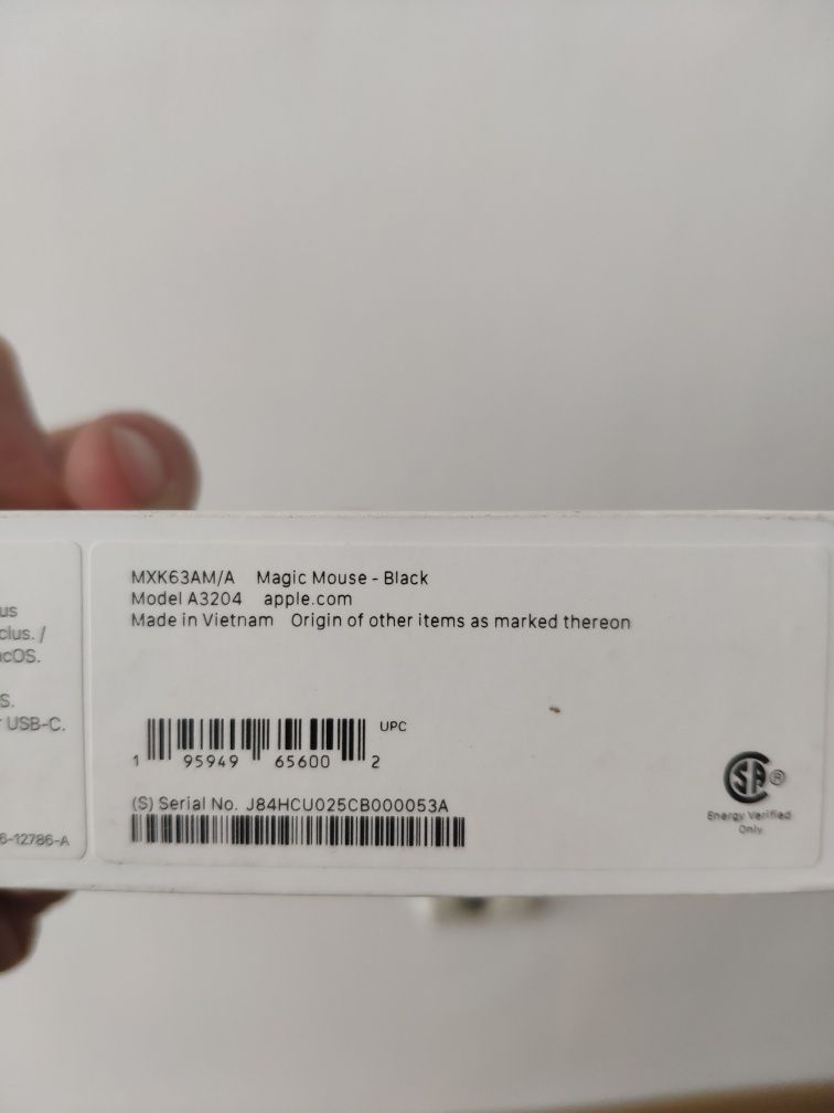 Мишка Apple Magic Mouse USB-C Black ! ( MXK63 )
