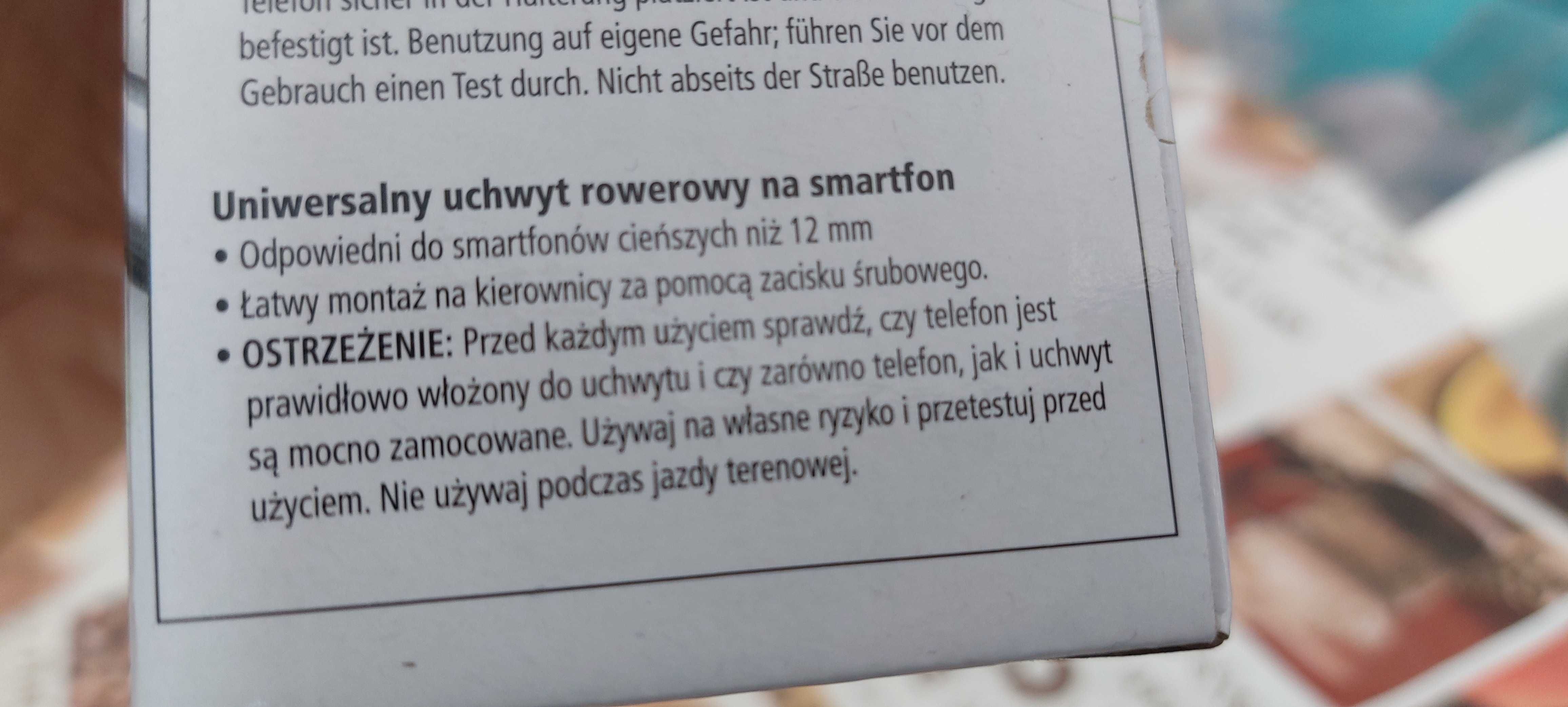 Uchwyt rowerowy na telefon Nowy