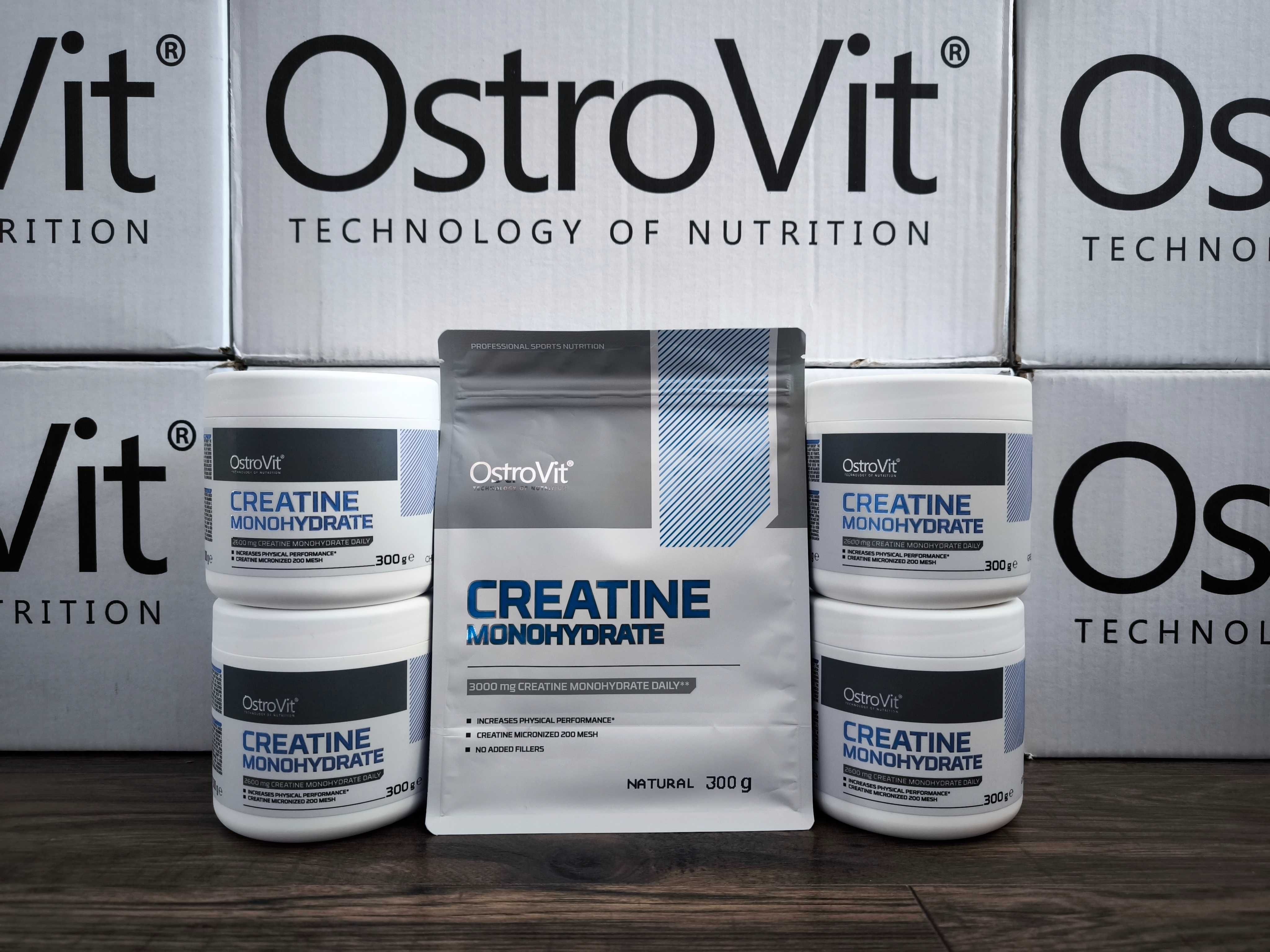 Креатин моногідрат 250гр KFD OstroVit Biotech Scitec Optimum Nutrition