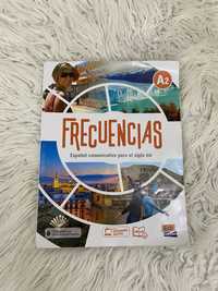 książka do języka hiszpańskiego; frecuencias a2