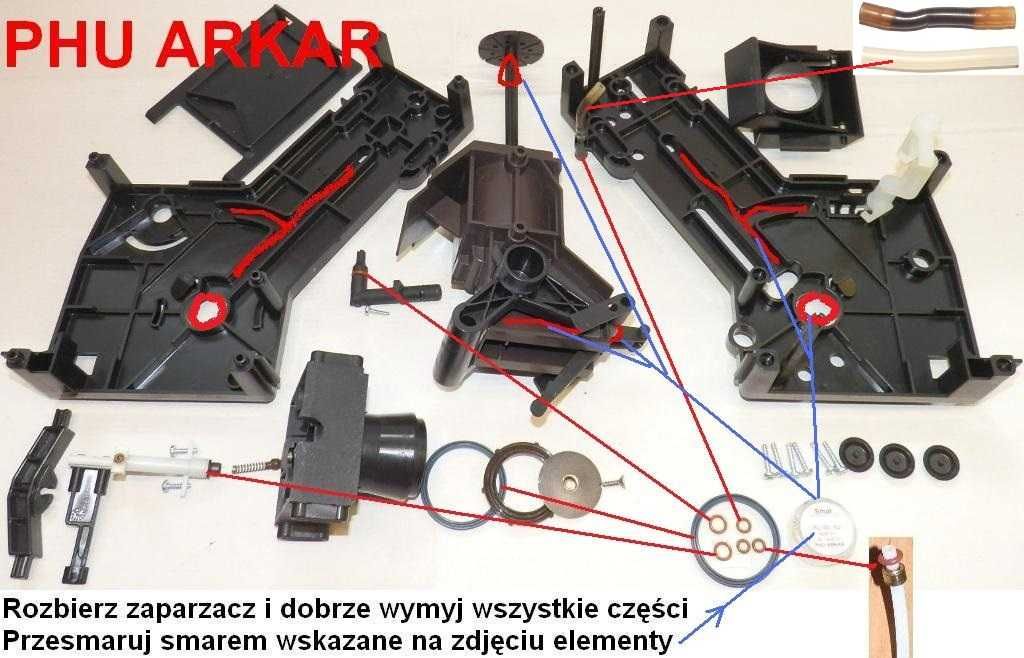 Złącze króciec zaparzacza ekspres Nivona NICR Melitta Miele CM Rotel