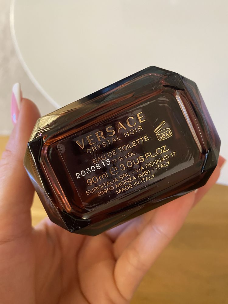 rok 2020! Versace Crystal Noir połowa 90ml