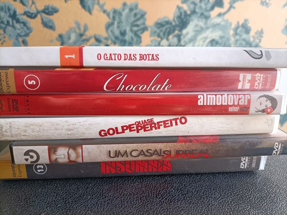 DVDs diversos estilos