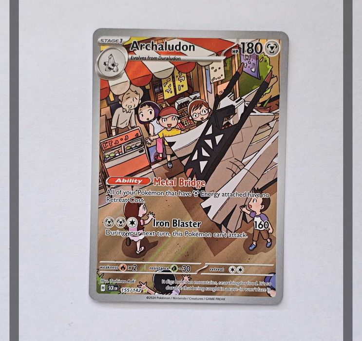 Archaludon 155/142 SCR Pokemon ENG-NM