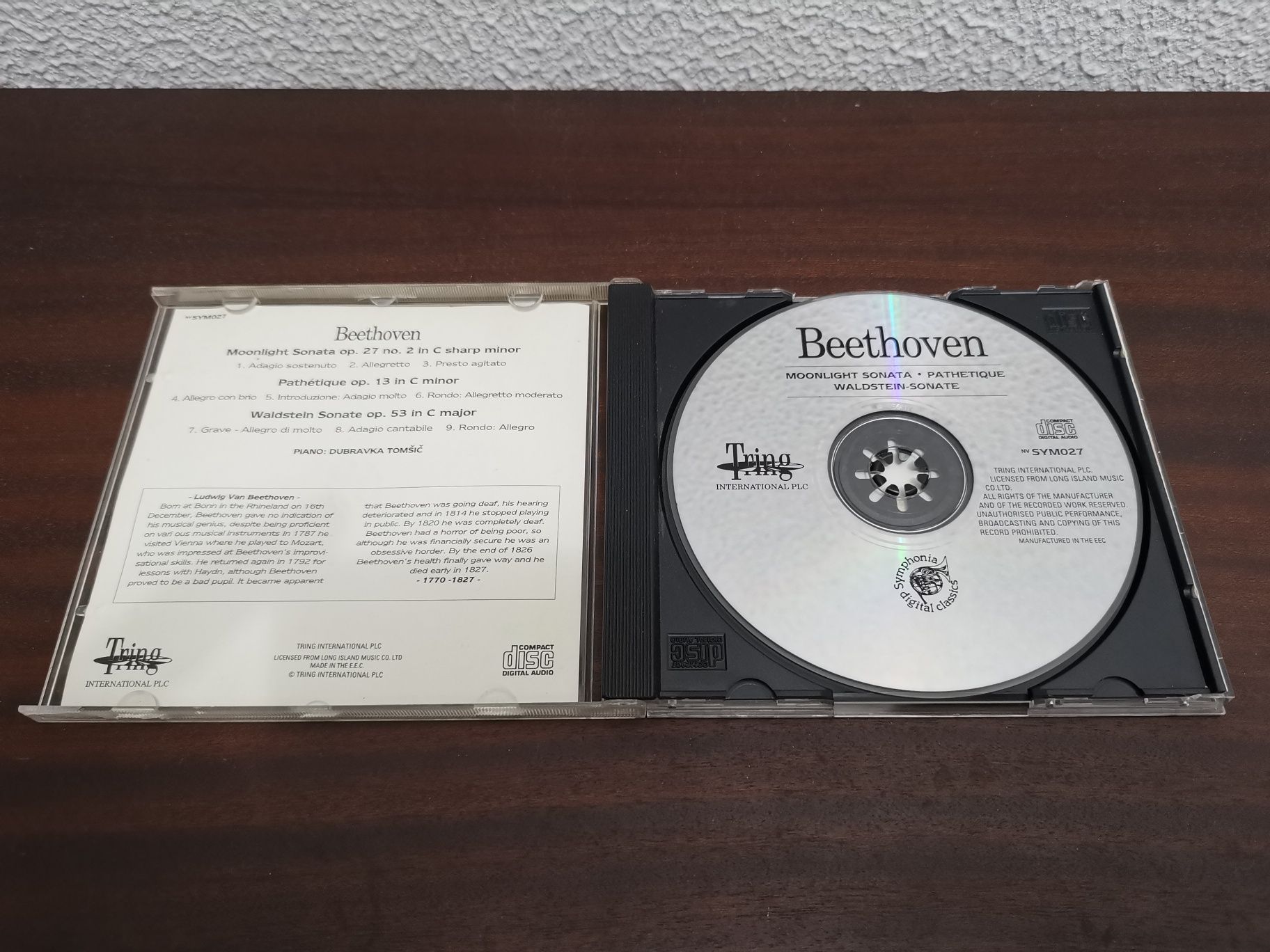 CD Música Clássica - Beethoven Moonlight Sonate, Pathétique, Waldstein