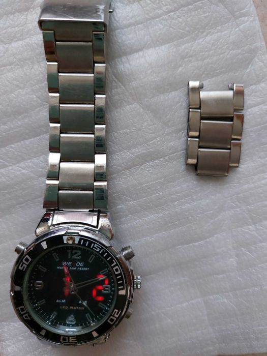 Relógio de pulso analógico e digital weide wh-843