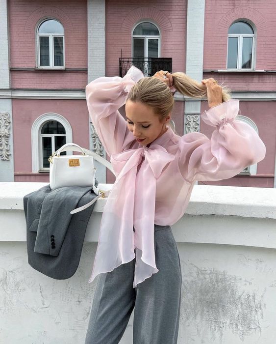 Блуза bant ivina boutique пудровий xs