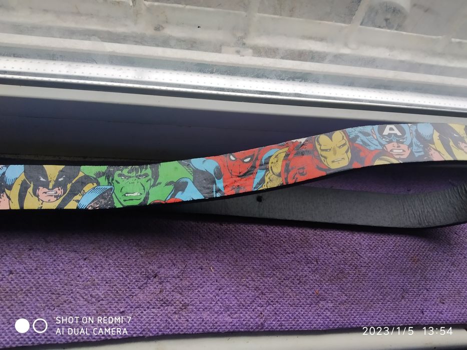Ремень Marvel, 83 cm с пряжкой, оригинал