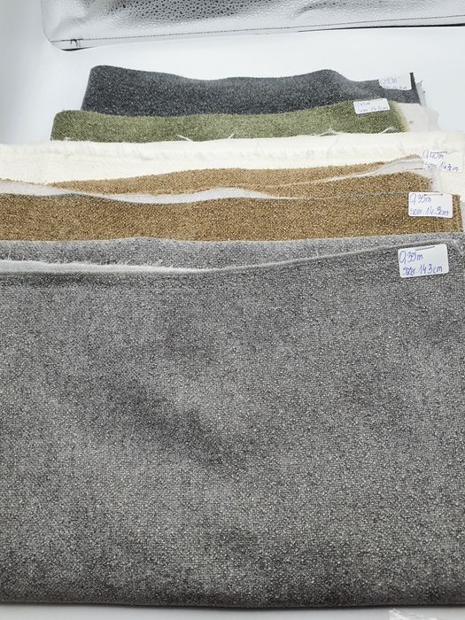 Tkanina obiciowa zestaw 5 kuponów-2,05 m.