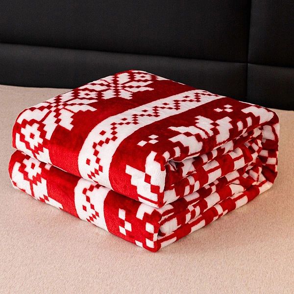 Koc ŚWIĄTECZNY 200x220 narzuta na łóżko kanapę sofę MIKROFIBRA Donato