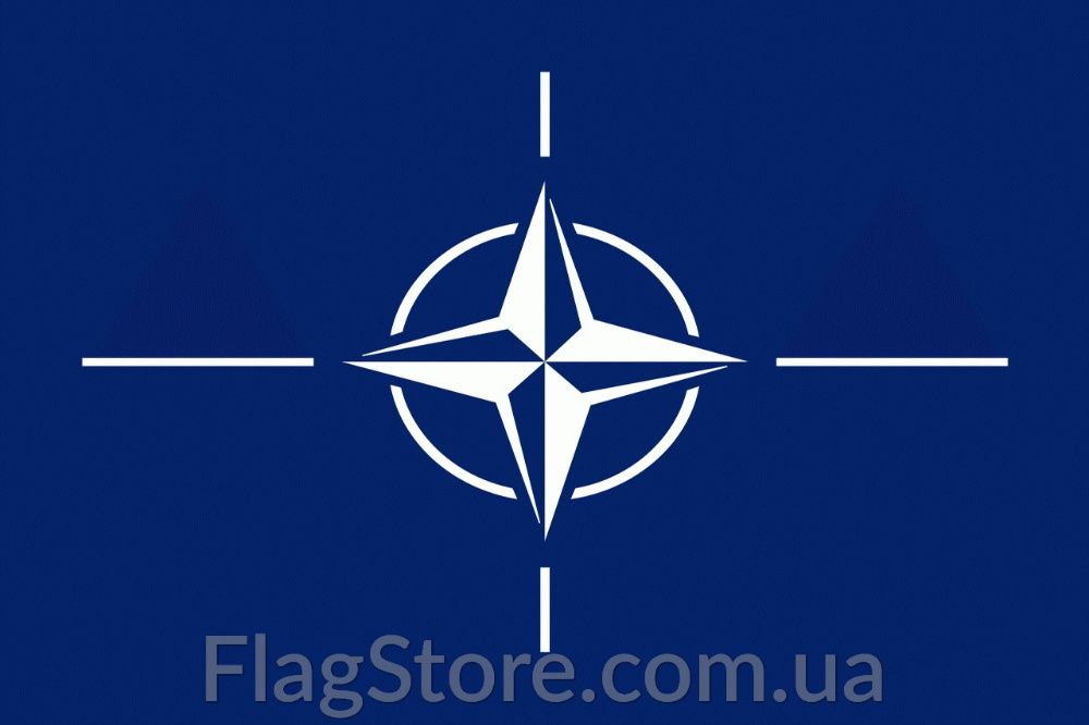 Флаг НАТО/Североатлантического договора 90*60, 150*90 см, flag of NATO