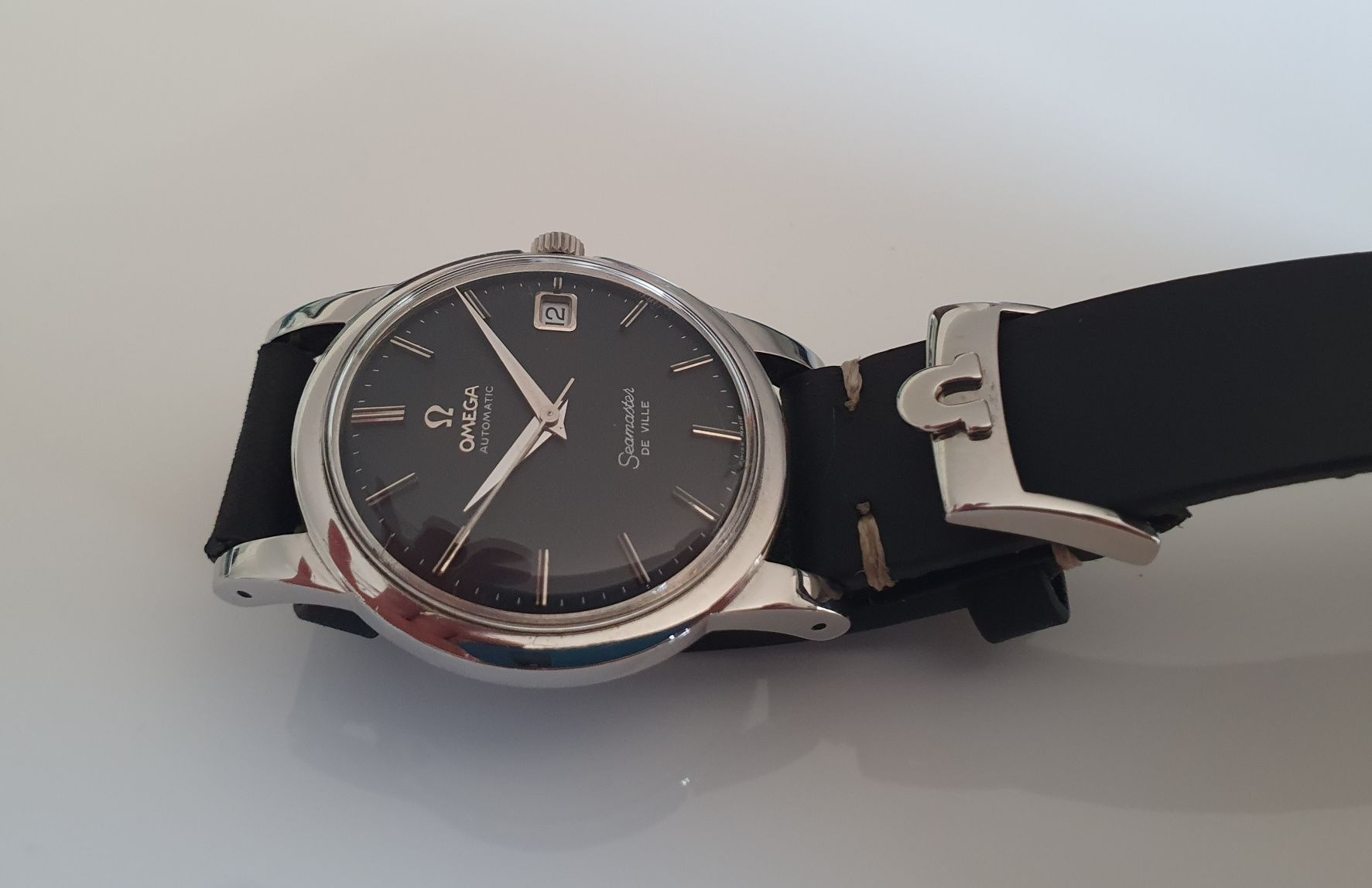 Omega Seamaster automatic.  Duży męski zegarek lata 60-te.