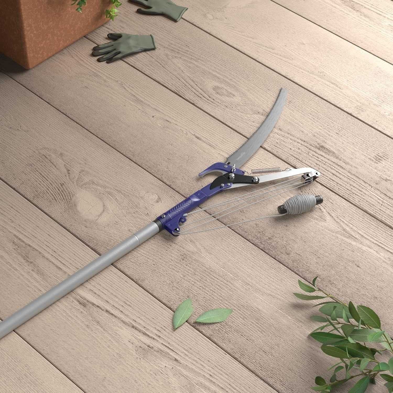 Sekator, Piła do przycinania gałęzi, teleskopowy Amazon Basics,