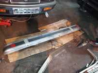 DODGE RAM VAN B150 B250 B350 71-93 zderzak tyl tylny GMC SAVANA VANDURA G20 G30 chevrolet chevy ramcharger rear bumper g2500 g1500 g3500 RAMCHARGER W150 W250 W350 D150 D250 D350 PICKUP EXPRESS