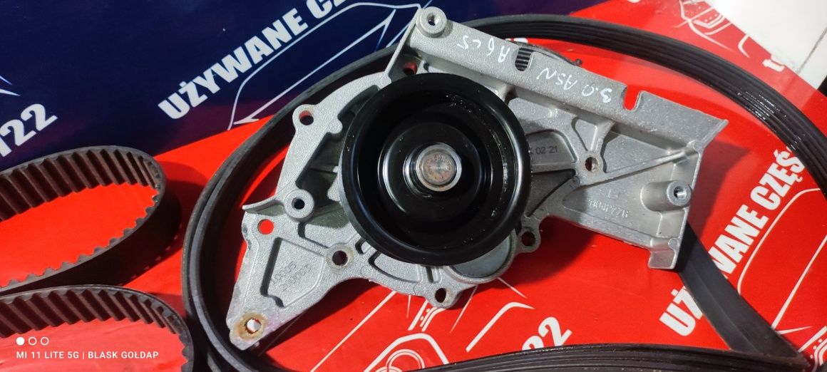 Rozrząd Kompletny z Pompą Wody Audi A6 C5 3.0 B ASN Manual Gołdap