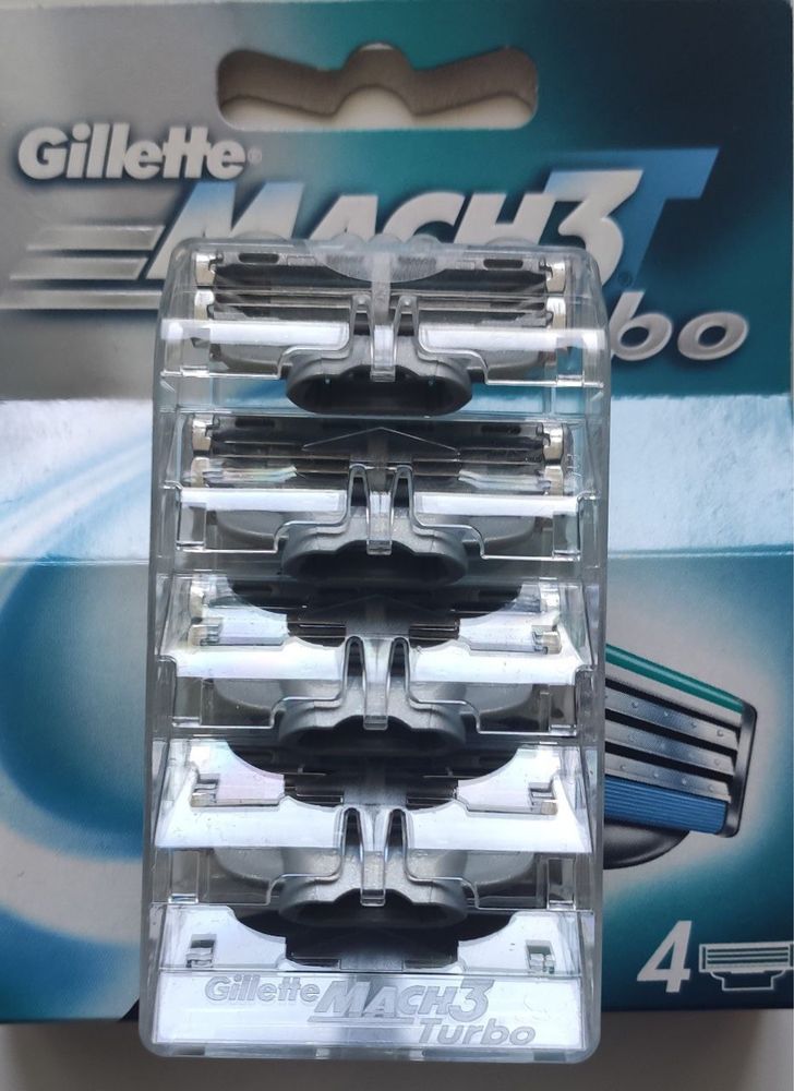 Gillette Mach3 Turbo , картриджи
