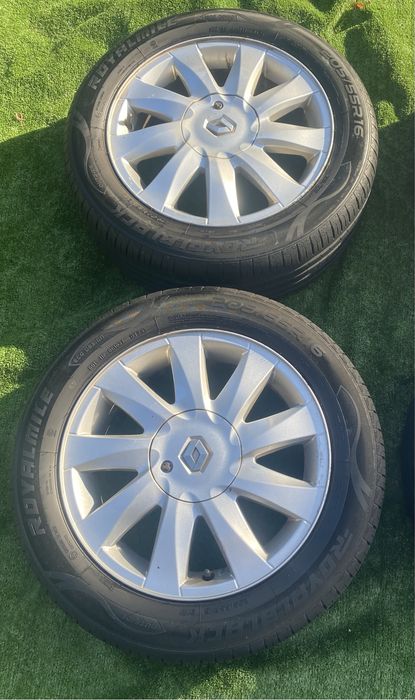 Renault scenic 2 megane 2 диски 4/100 R 16 з резиною 205/55 титани