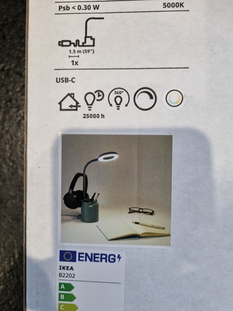 Lampka biurkowa LED Ikea Brunbage BRUNBÅGE