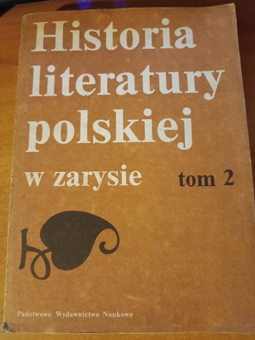 "Historia literatury polskiej w zarysie tom II"