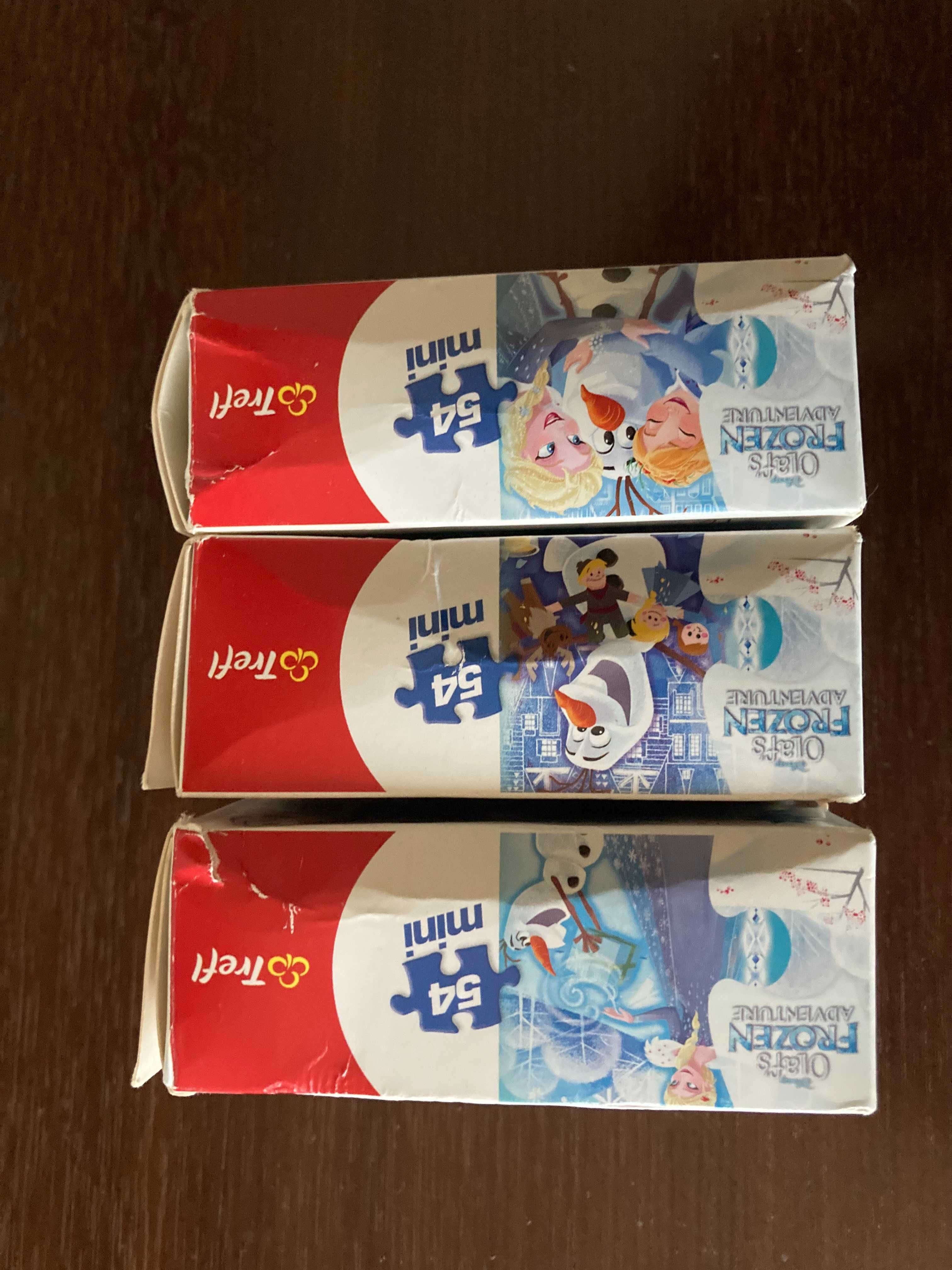 Puzzles Mini Frozen (3x54 peças)