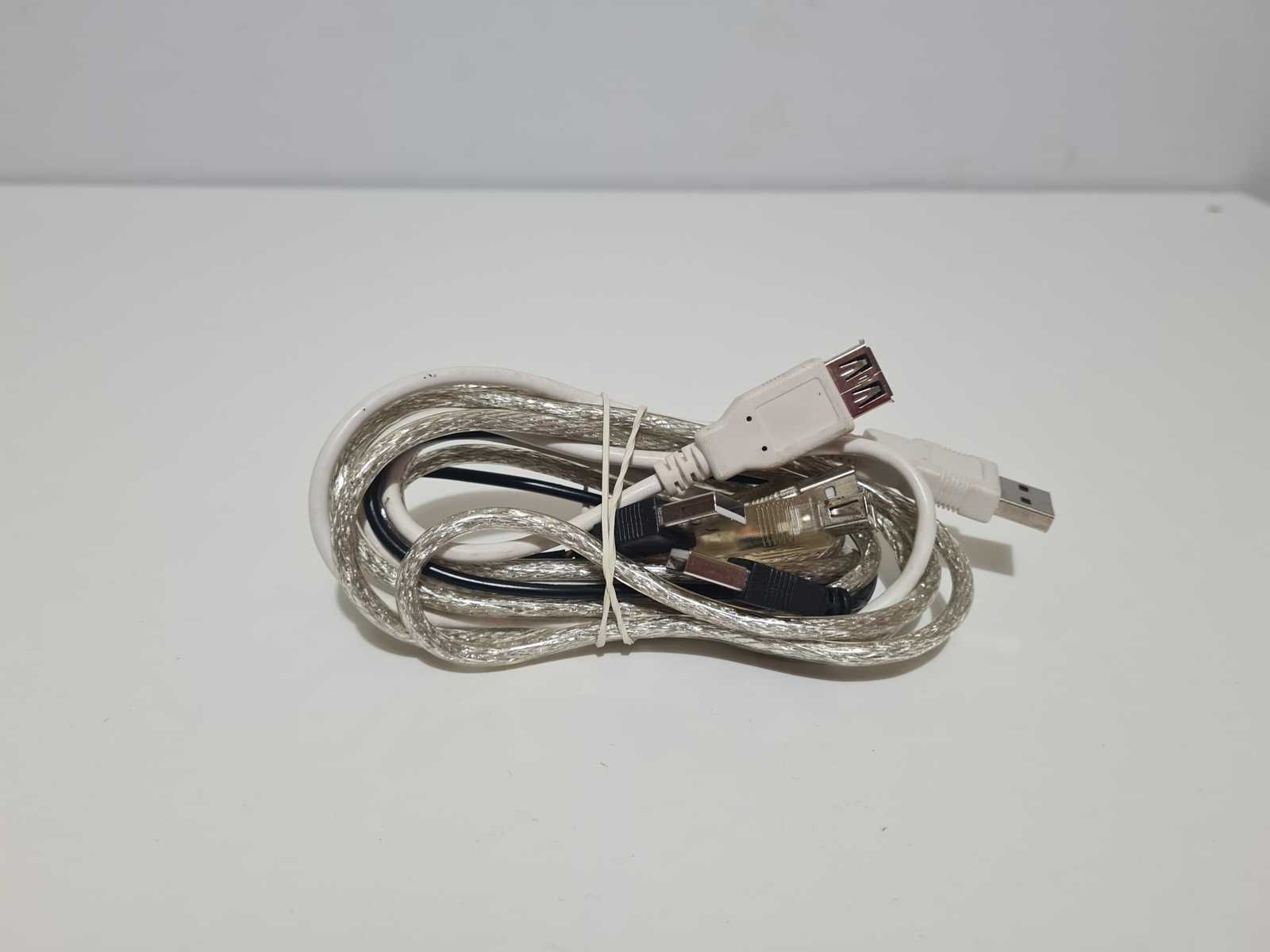 3 x kabel USB męski - USB damski | przedłużacz USB