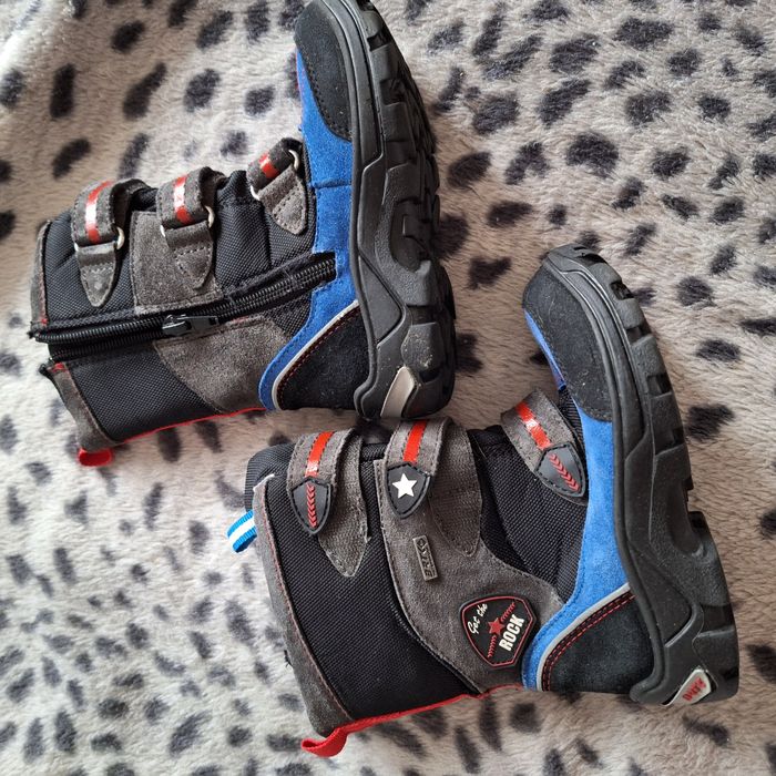 Buty zimowe trapery śniegowce chłopięce 27