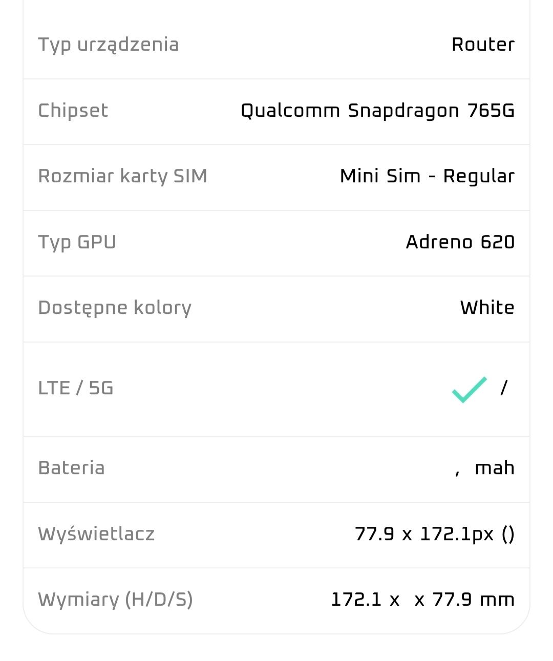 Router ZTE MF289F