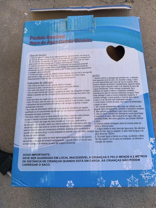 Saco de água quente electrico