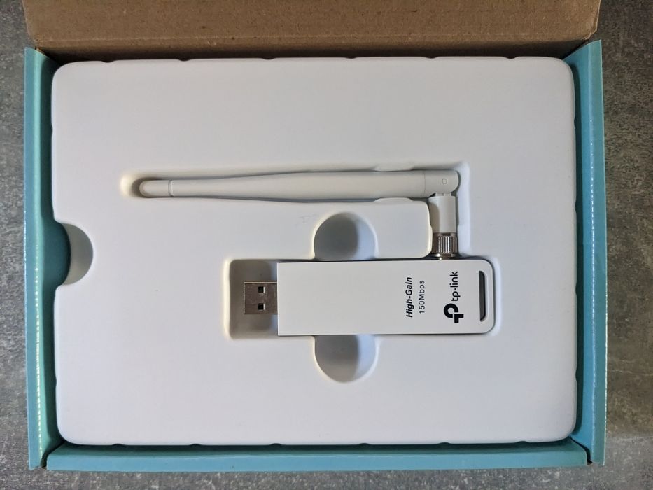 USB-адаптер бездротовий для пк Wi-Fi TP-LINK TL-WN722N 150Mbps
