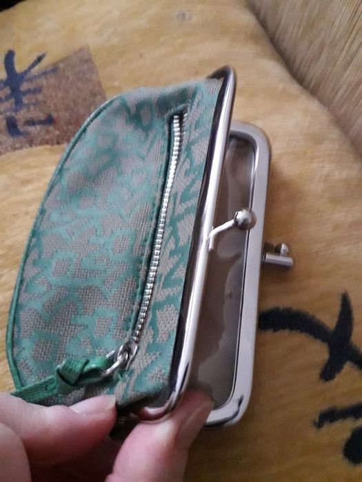 Сумка- клатч из натурального замша и кожи