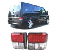 FAROLINS TRASEIROS LED PARA VOLKSWAGEN VW T4 TRANSPORTER CARAVELLE 90-03 VERMELHO BRANCO