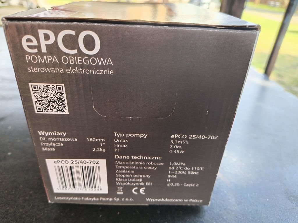 Pompa obiegowa elektroniczna LFP ePCO 25/4-7