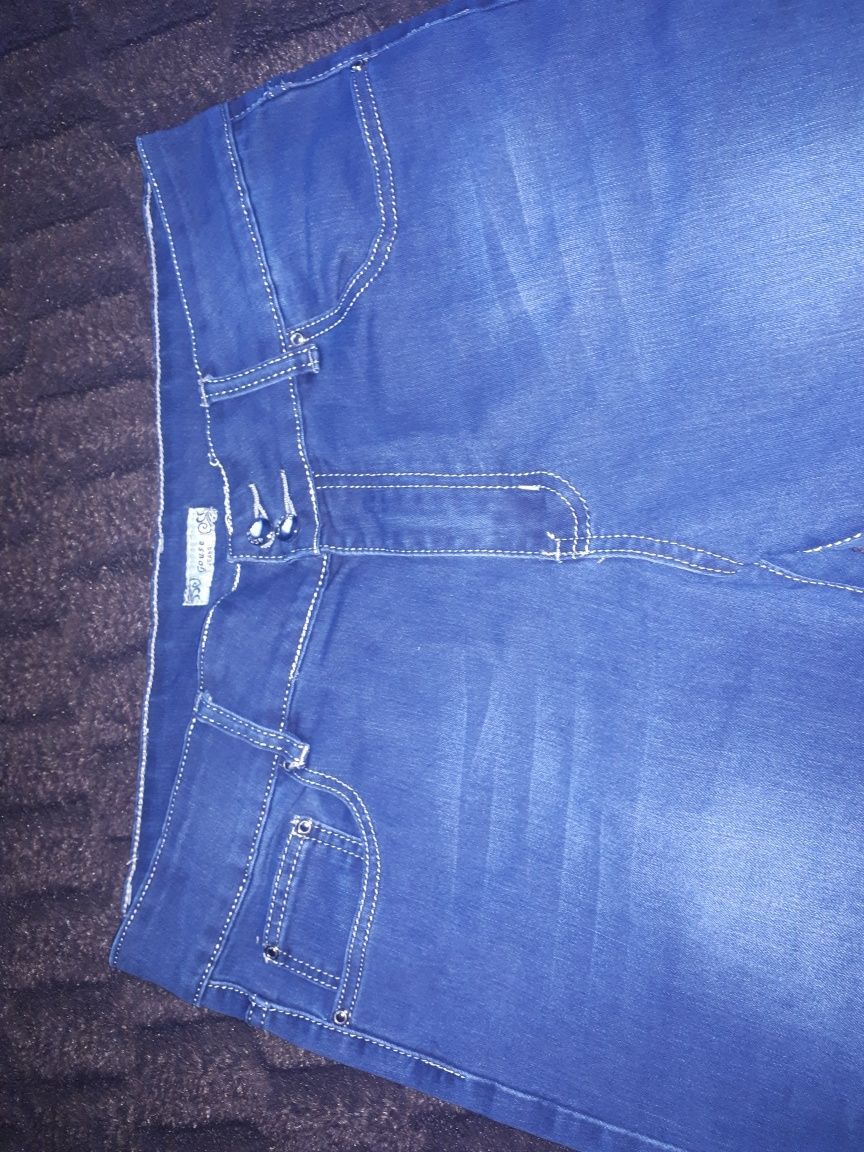 Spodnie jeans rozmiar z metki 34