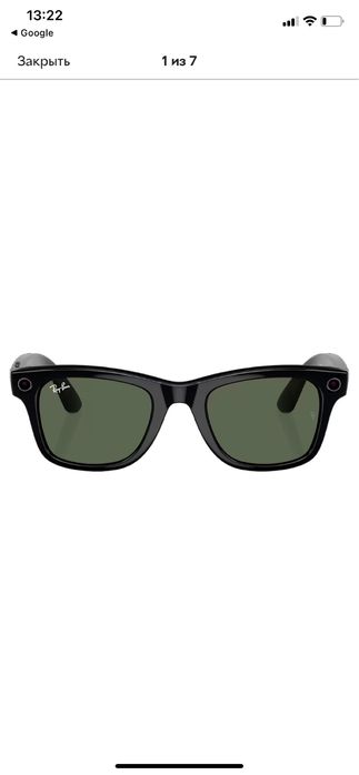 RAY-BAN | META WAYFARER рейбен мета смарт очки | окуляри для водіння