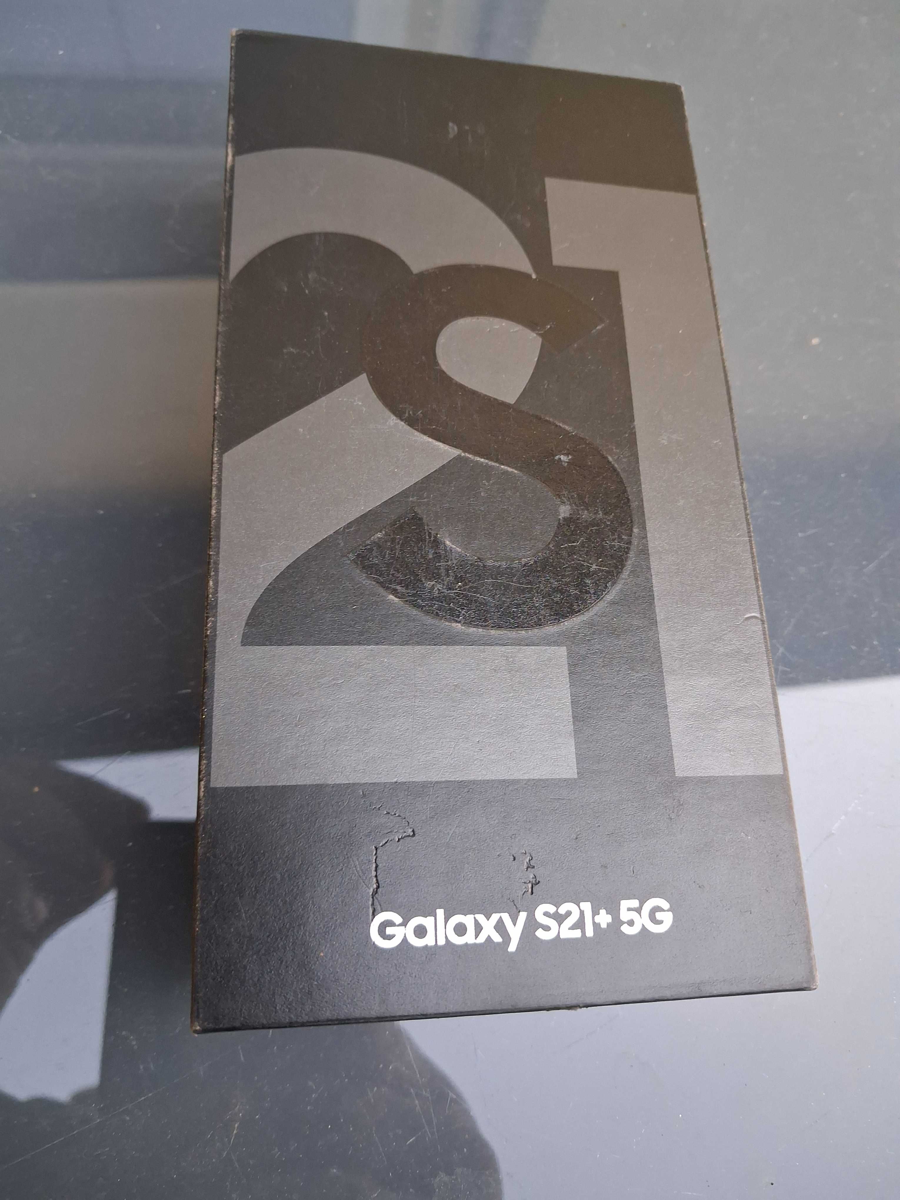 Pudełko do telefonu Samsung S21+ Plus 8/256 gb, Etui, kabelek Sm-G996