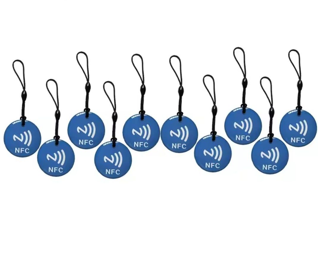 NFC брелок.нфс метка NTAG213 ISO 144байт 13.56МГ