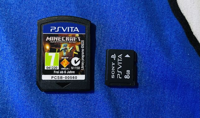 Karta pamięci Ps vita 8GB + gry minecraft ps vita