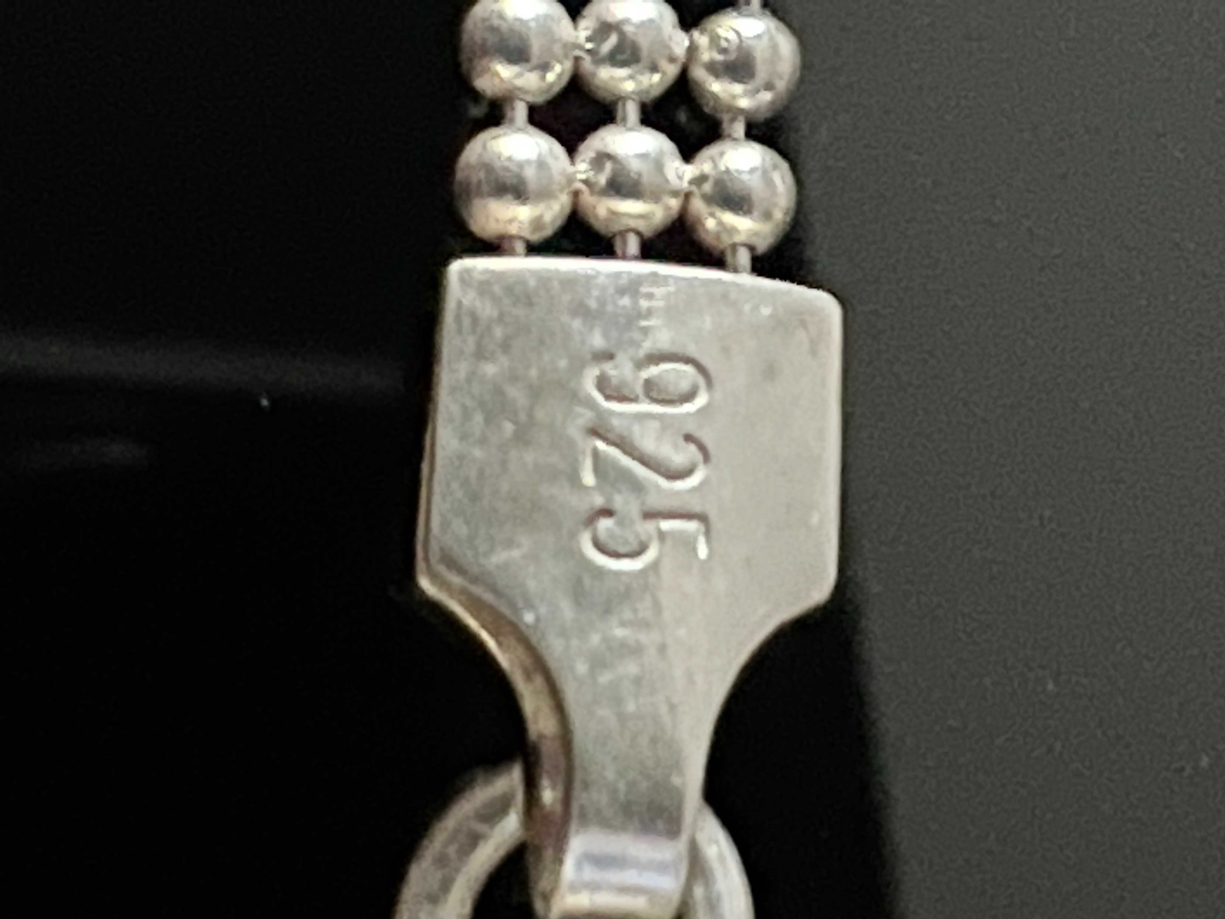 Srebro - Srebrna bransoletka z kuleczek - Art Deco