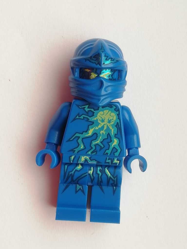 NOWY: tors nogi i głowa Jay NRG 9570 njo061 Lego Ninjago kask używany