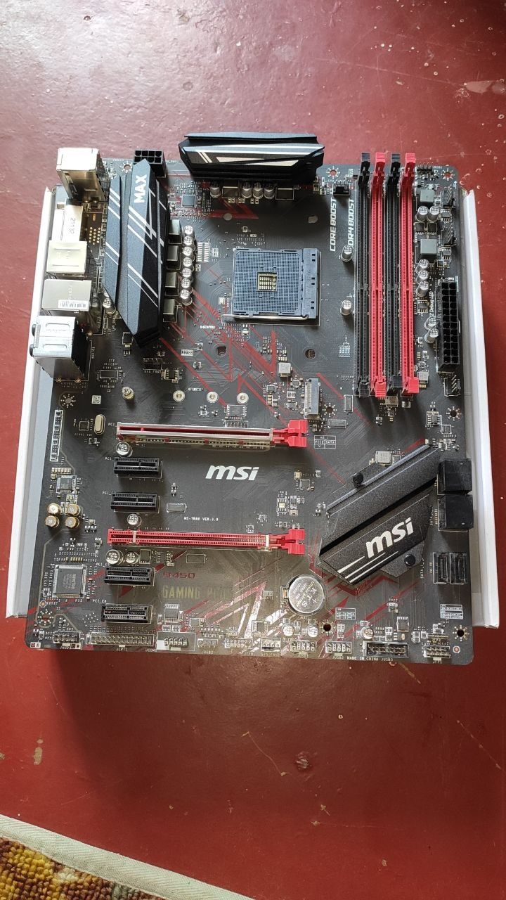 Материнская плата MSI B-450 gaming plus